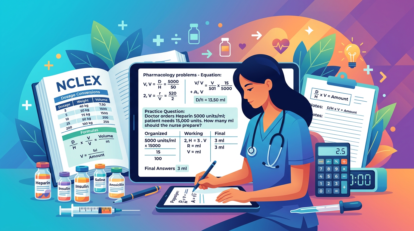 Easy NCLEX Dosage Calculation Practice Questions