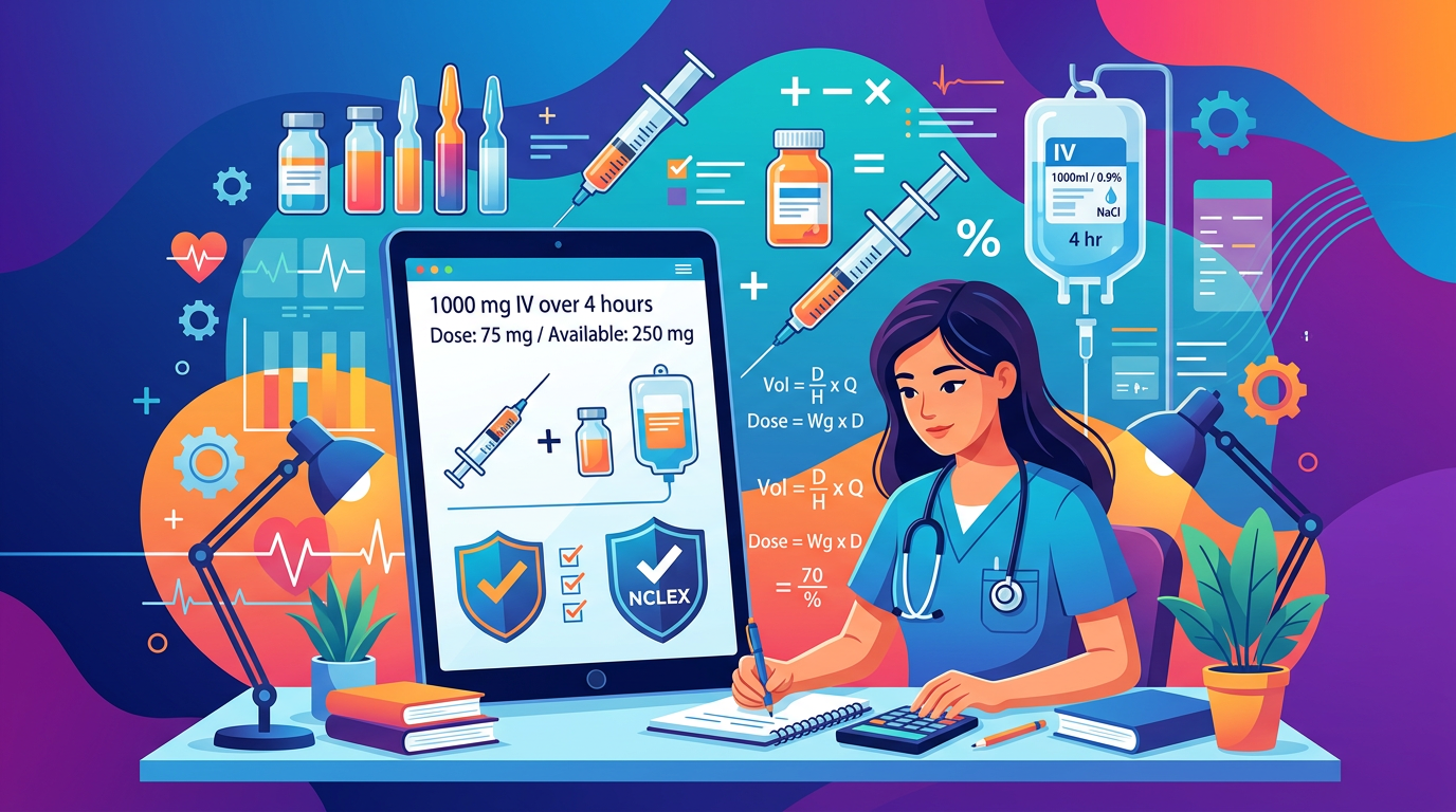 Medium NCLEX Dosage Calculation Practice Questions