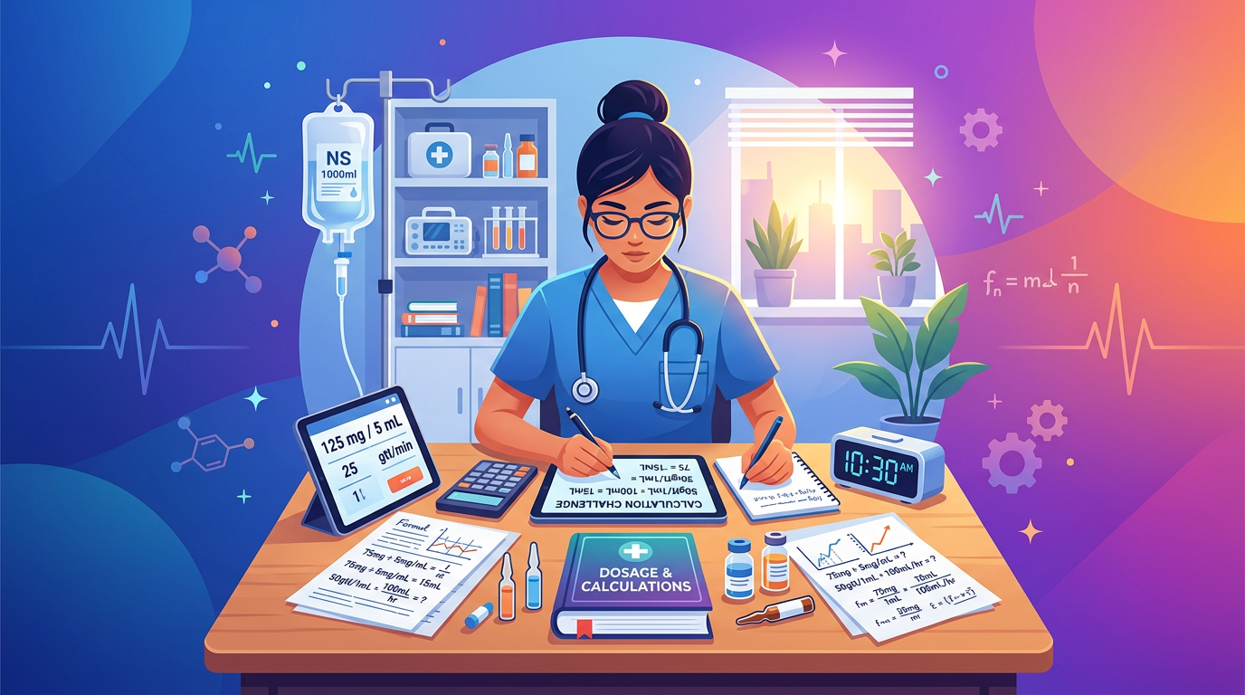Hard NCLEX Dosage Calculation Practice Questions