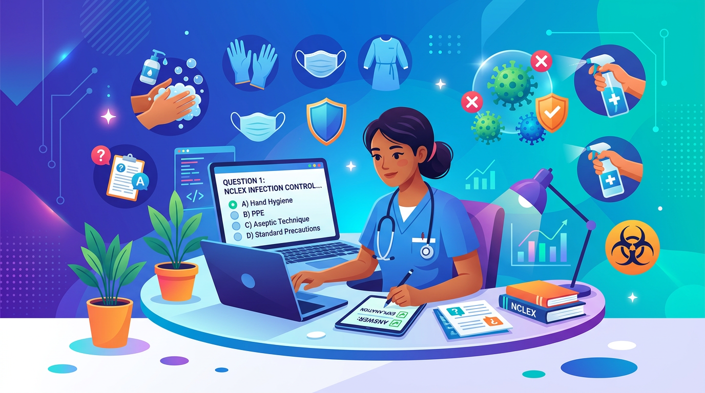 NCLEX Infection Control Practice Questions with Answers
