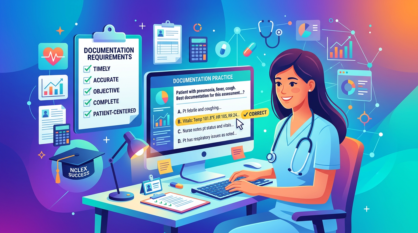 NCLEX Documentation Practice Questions with Answers
