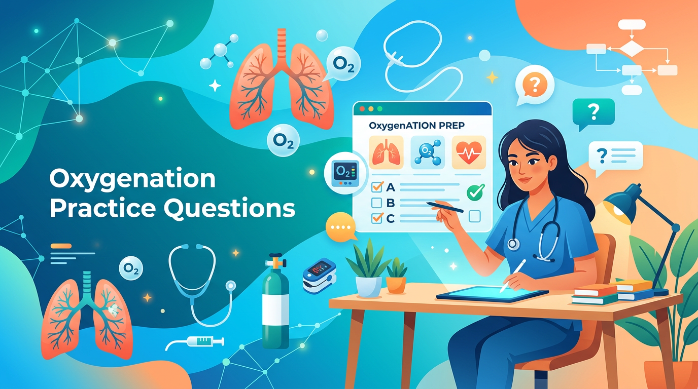 Easy NCLEX Oxygenation Practice Questions