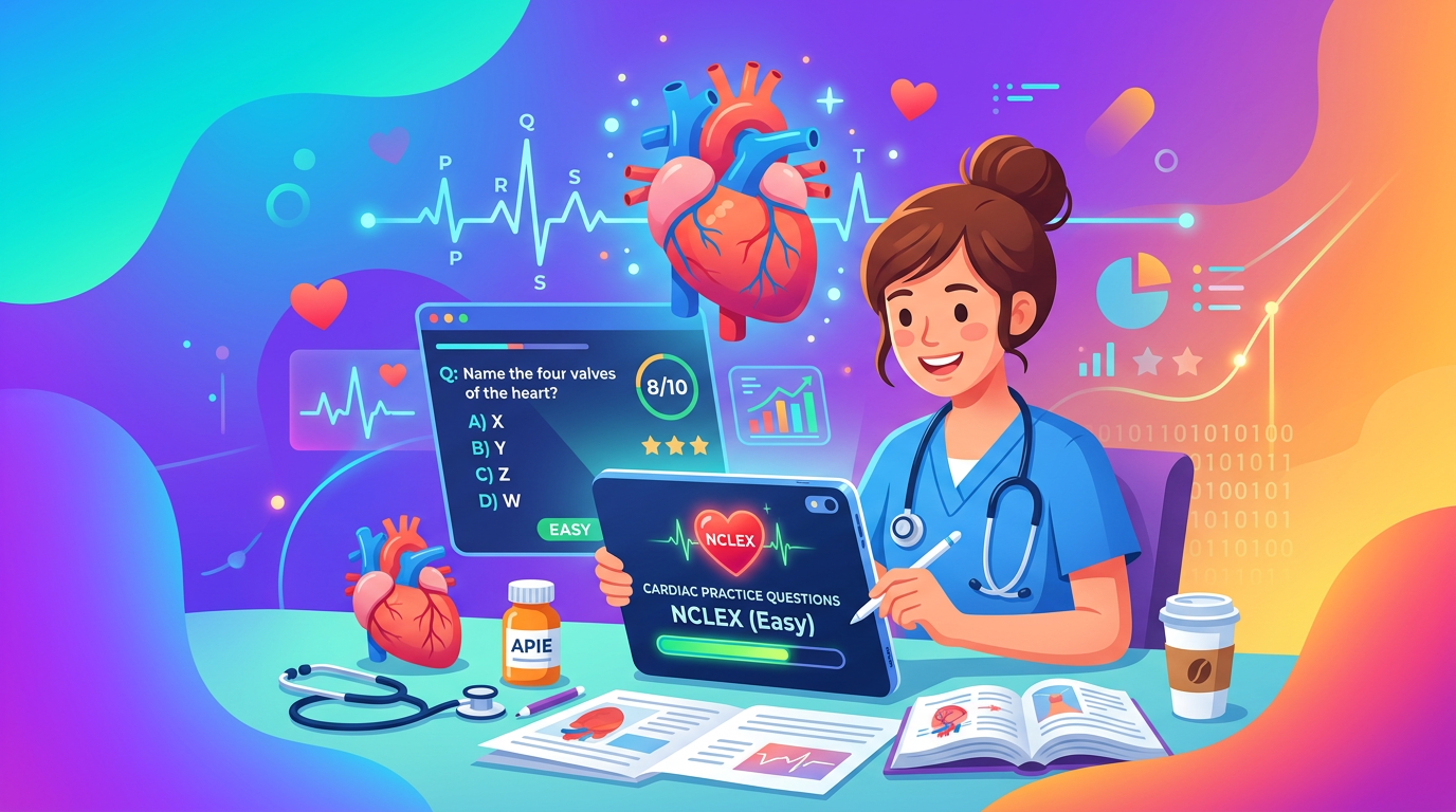 Easy NCLEX Cardiac Practice Questions