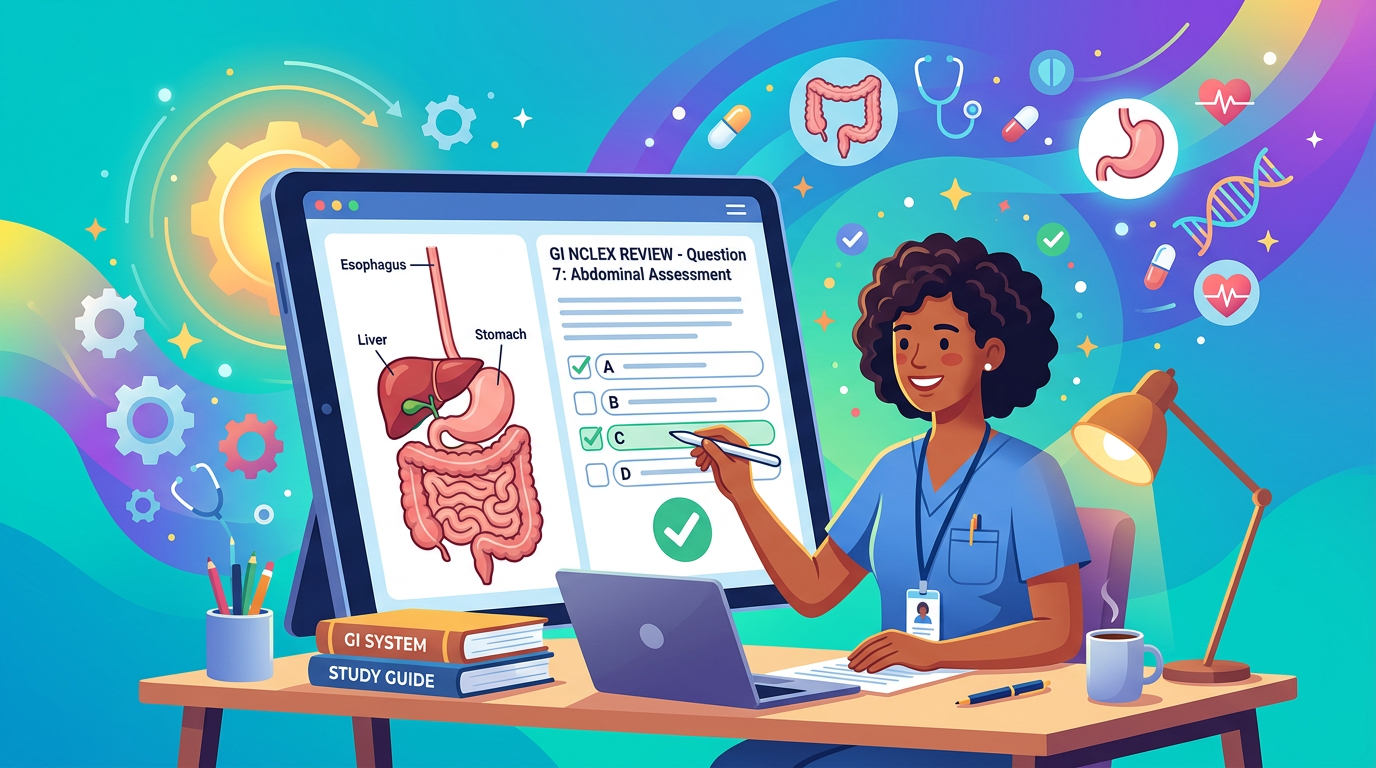 Easy NCLEX GI Practice Questions