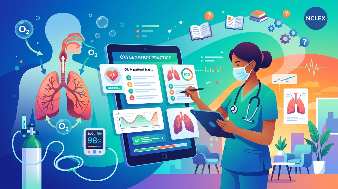 Medium NCLEX Oxygenation Practice Questions