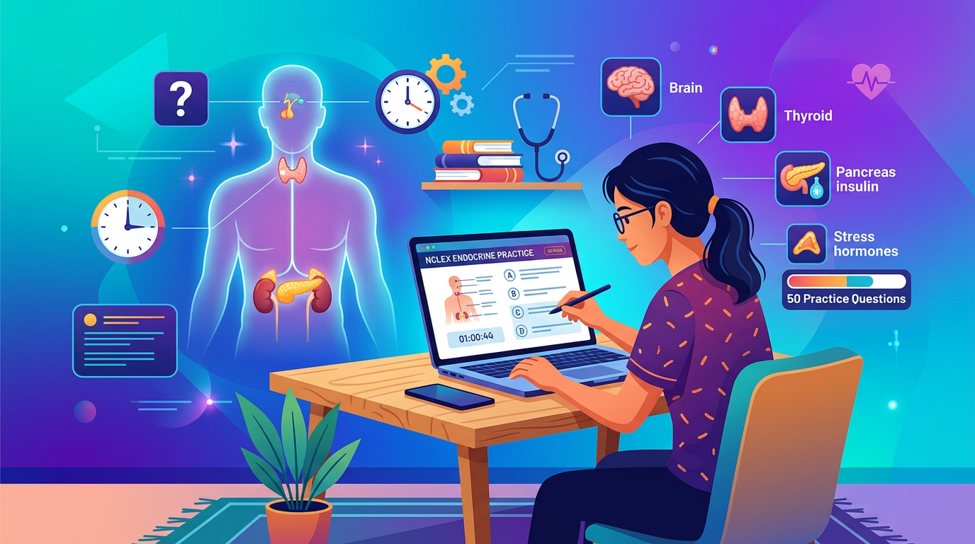 Medium NCLEX Endocrine Practice Questions