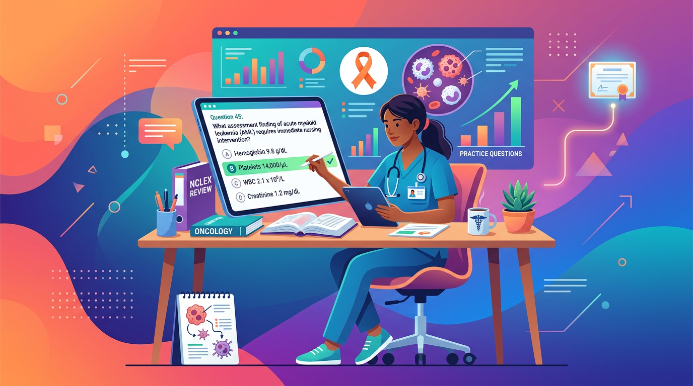Medium NCLEX Oncology Practice Questions