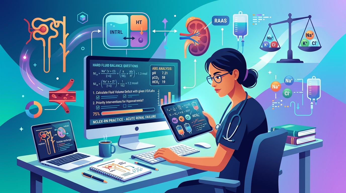 Hard NCLEX Fluid Balance Practice Questions
