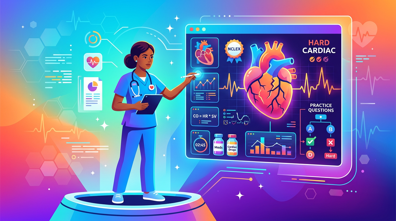 Hard NCLEX Cardiac Practice Questions