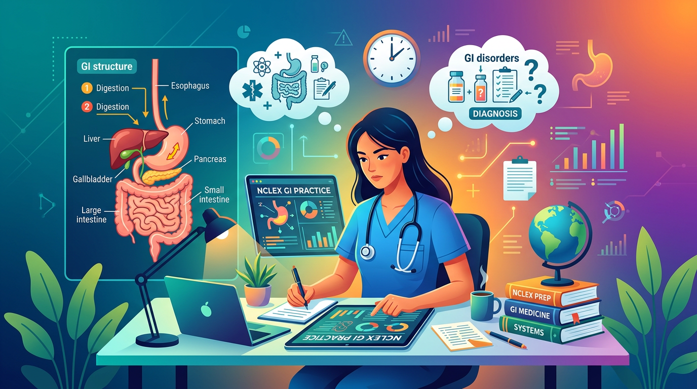 Hard NCLEX GI Practice Questions