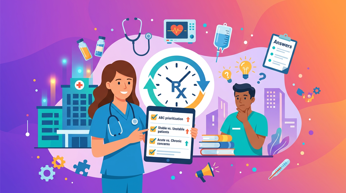 NCLEX Prioritization Practice Questions with Answers