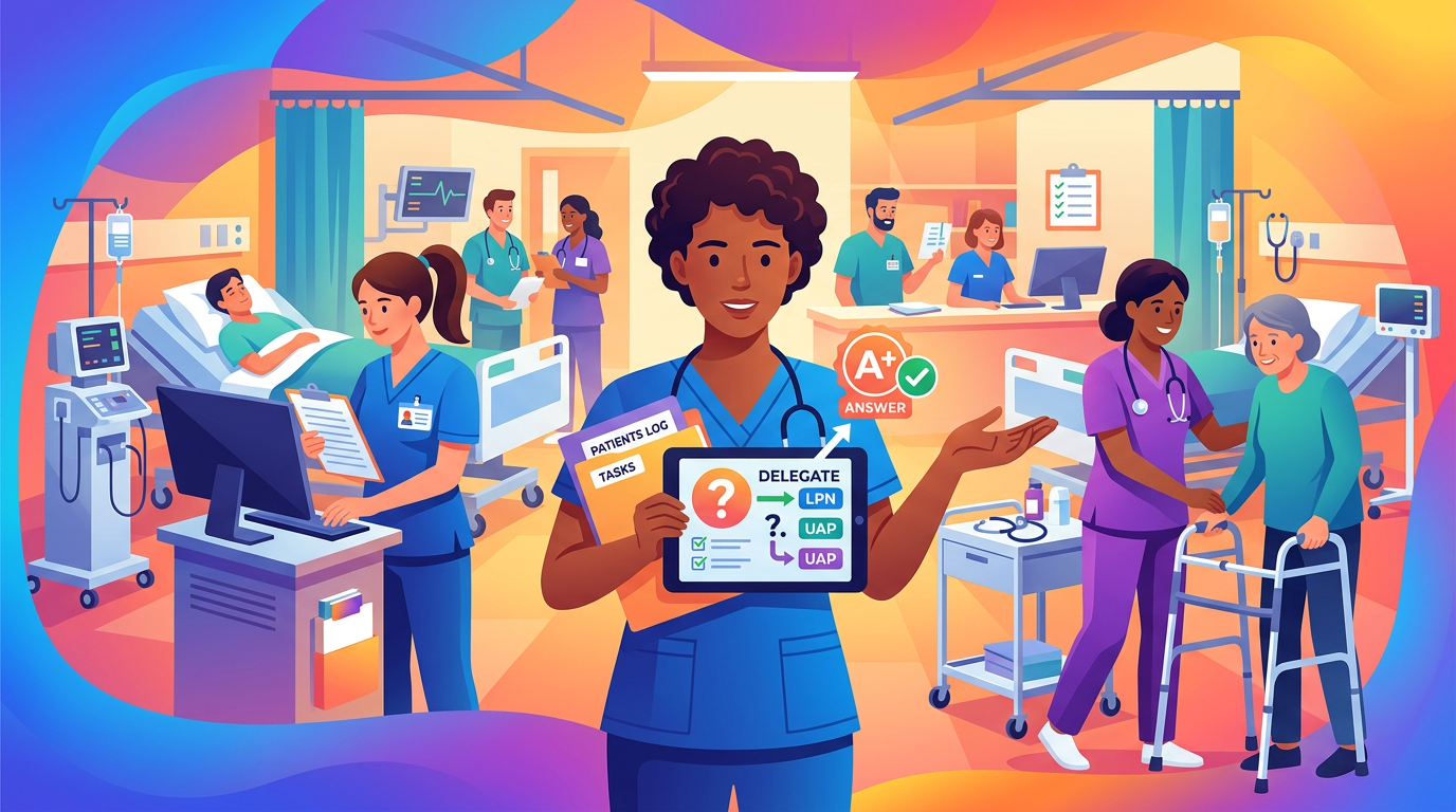 NCLEX Delegation Practice Questions with Answers