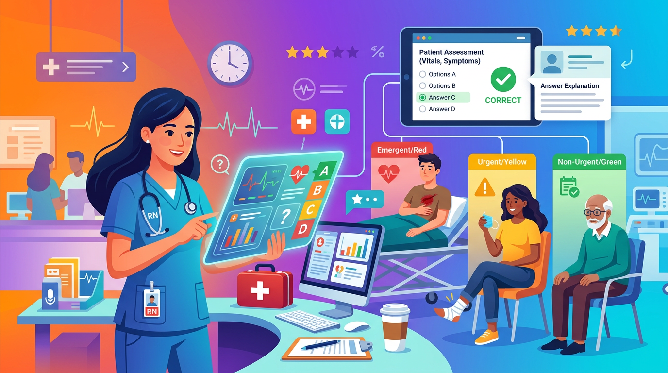 NCLEX Triage Practice Questions with Answers