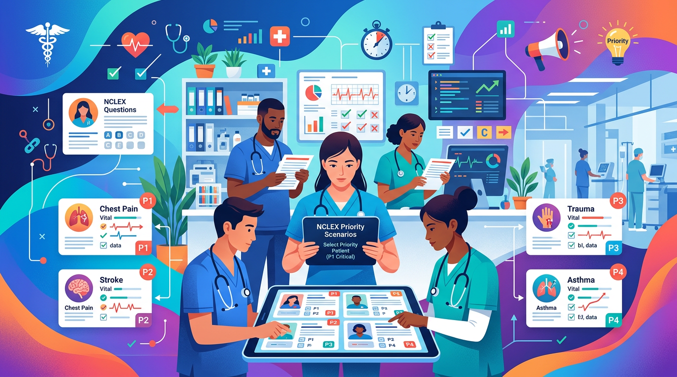 NCLEX Priority Patient Practice Questions with Answers