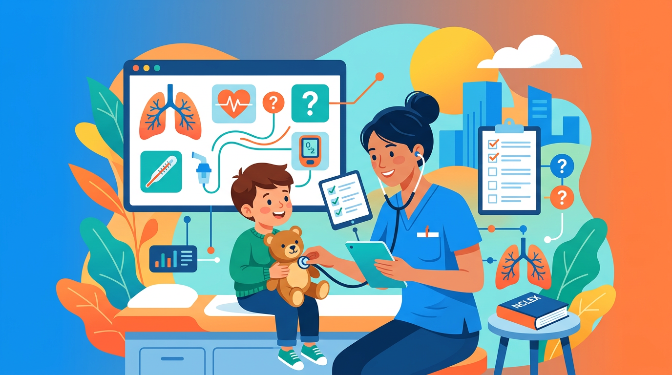 NCLEX Pediatric Respiratory Practice Questions with Answers