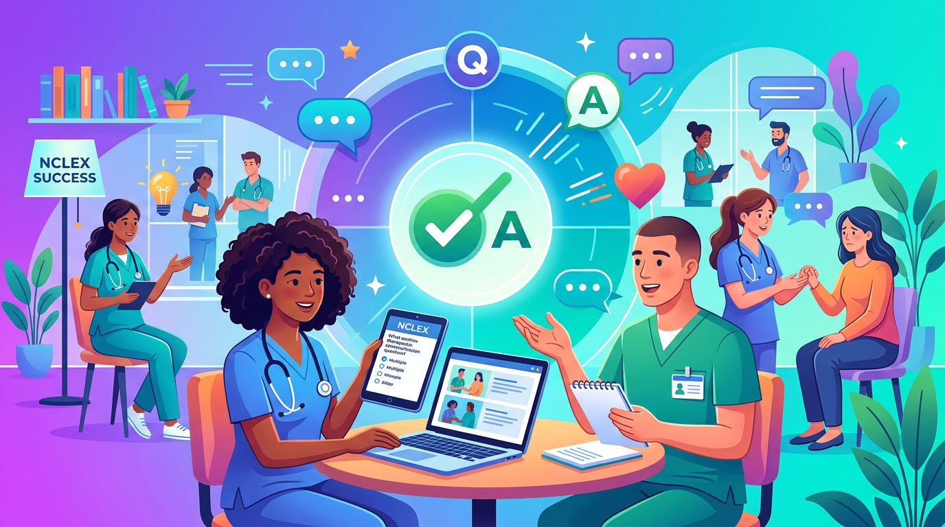 NCLEX Therapeutic Communication Practice Questions with Answers