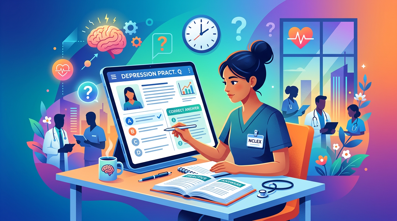NCLEX Depression Practice Questions with Answers