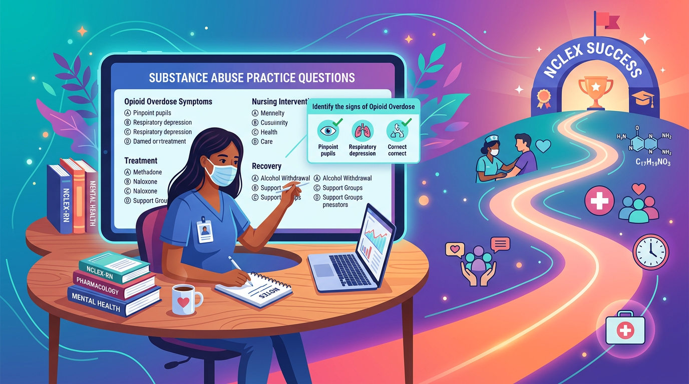 NCLEX Substance Abuse Practice Questions with Answers