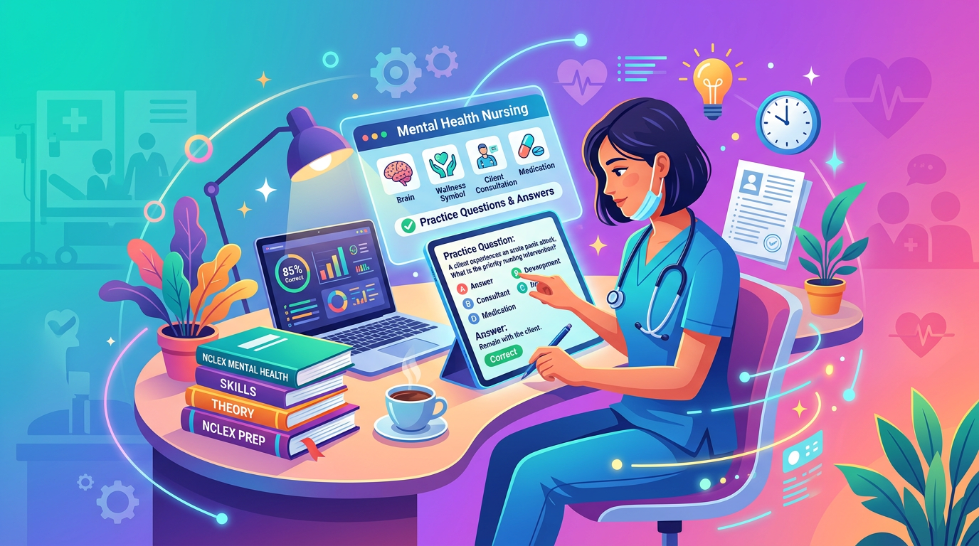 NCLEX Mental Health Exam Practice Questions with Answers