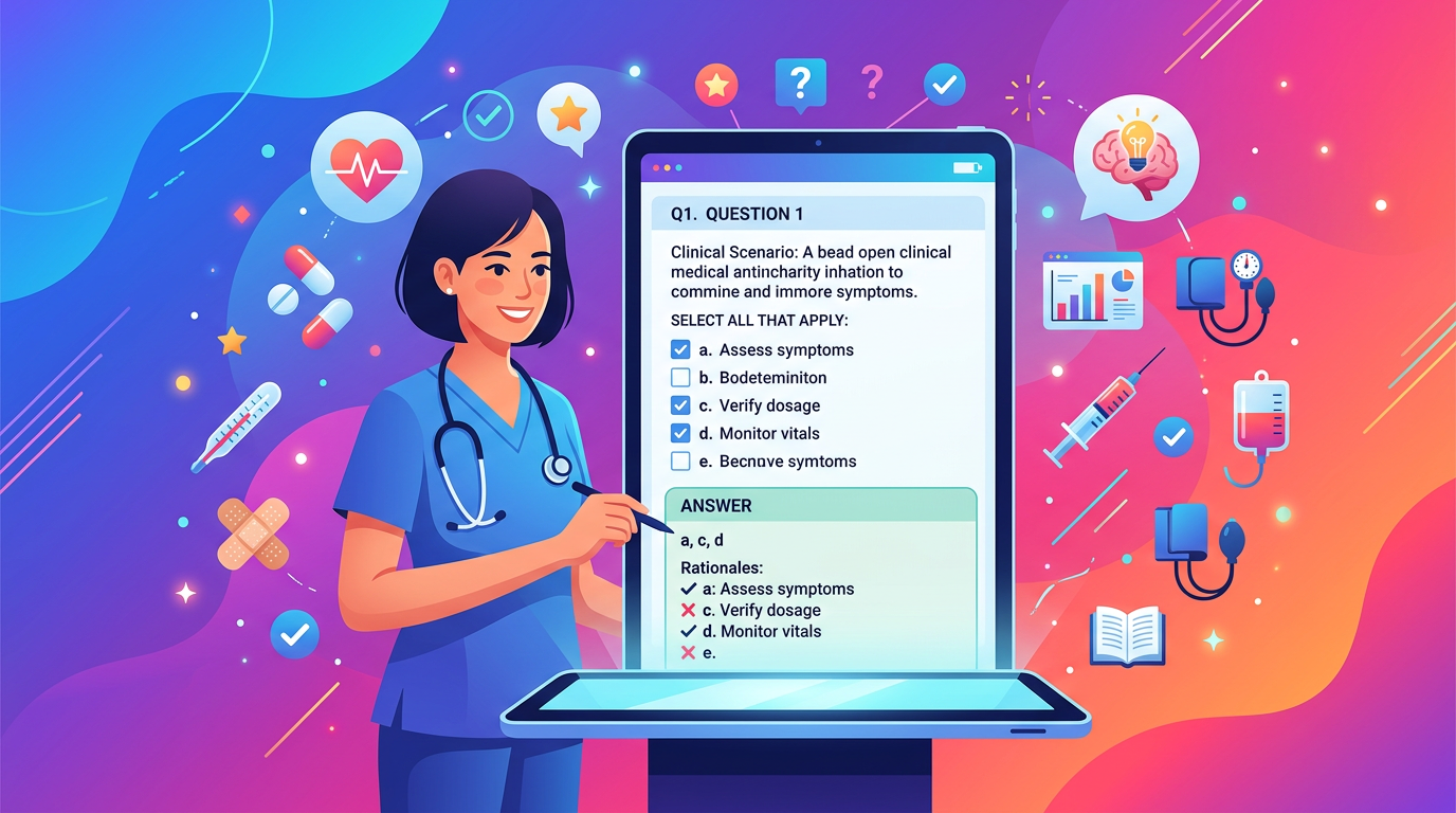 NCLEX Mixed SATA Practice Questions with Answers