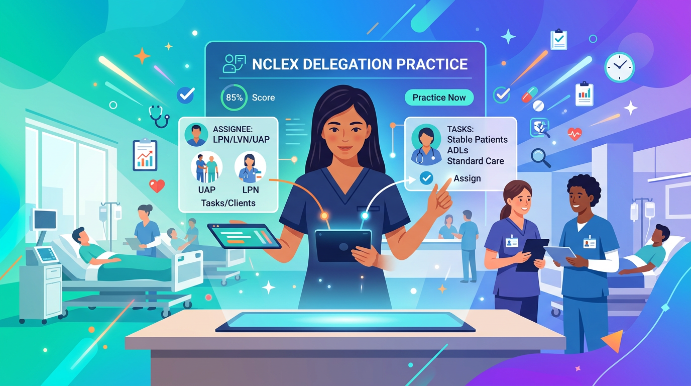 Easy NCLEX Delegation Practice Questions