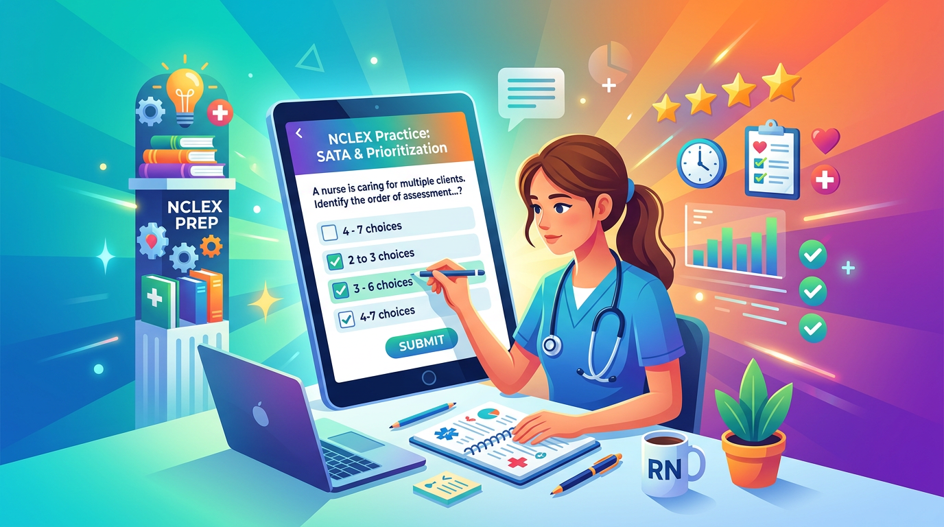 Easy NCLEX SATA Prioritization Practice Questions