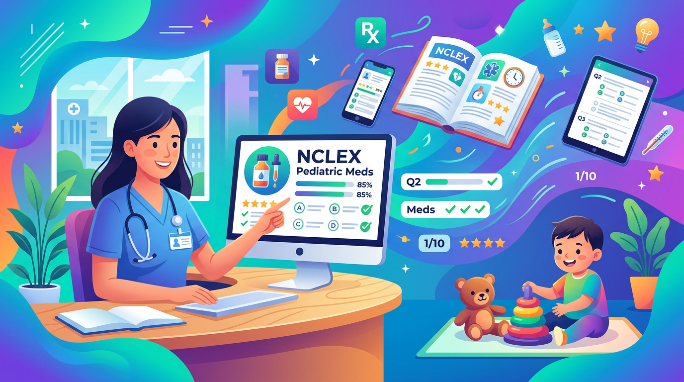 Easy NCLEX Pediatric Medication Practice Questions
