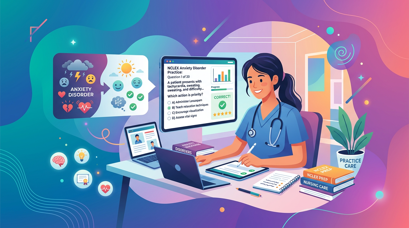 Easy NCLEX Anxiety Disorder Practice Questions