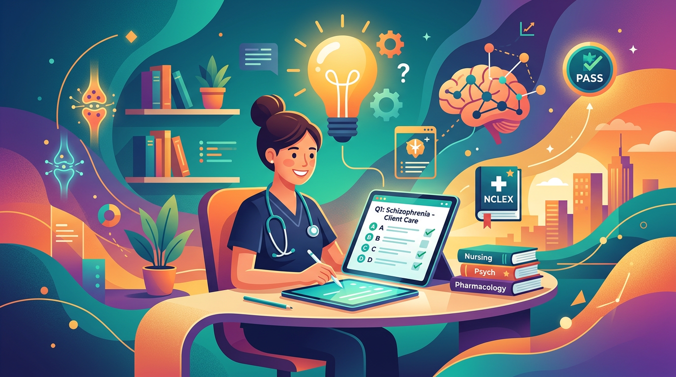 Easy NCLEX Schizophrenia Practice Questions