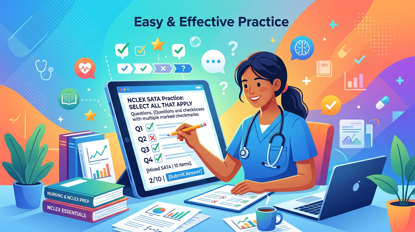 Easy NCLEX Mixed SATA Practice Questions