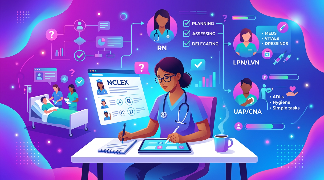 Medium NCLEX Delegation Practice Questions