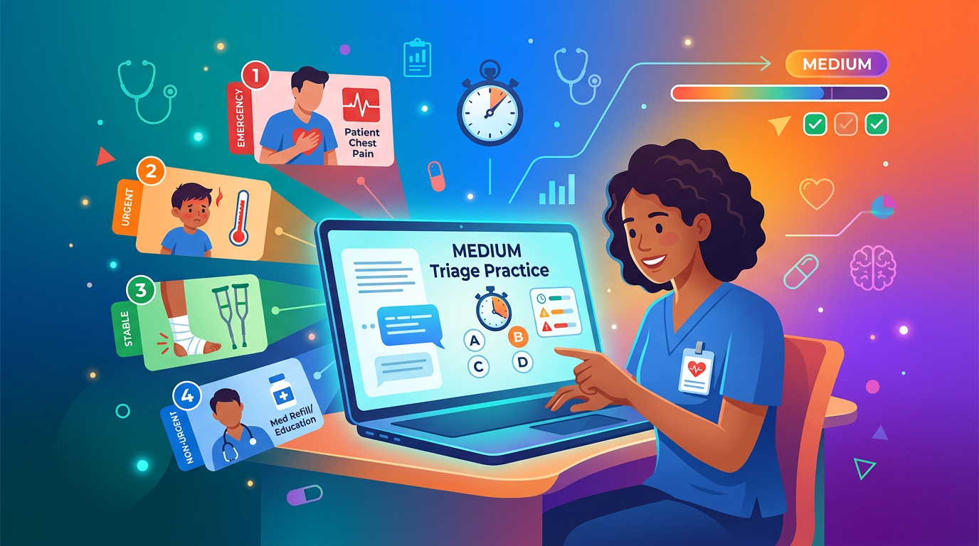Medium NCLEX Triage Practice Questions