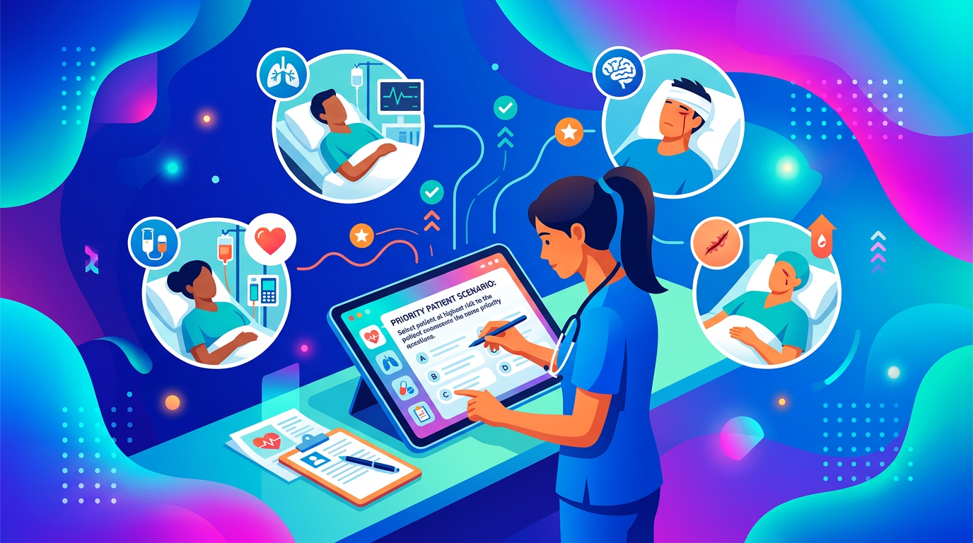 Medium NCLEX Priority Patient Practice Questions
