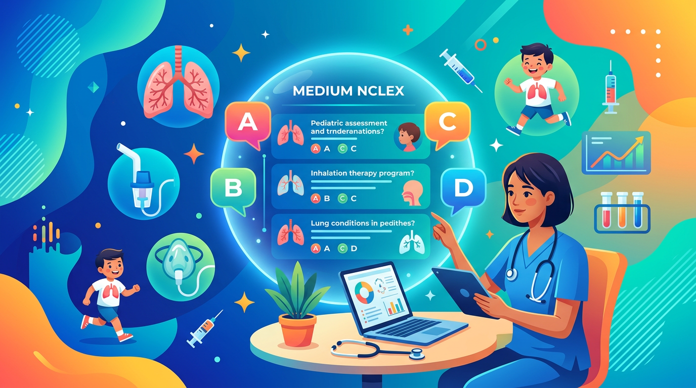 Medium NCLEX Pediatric Respiratory Practice Questions