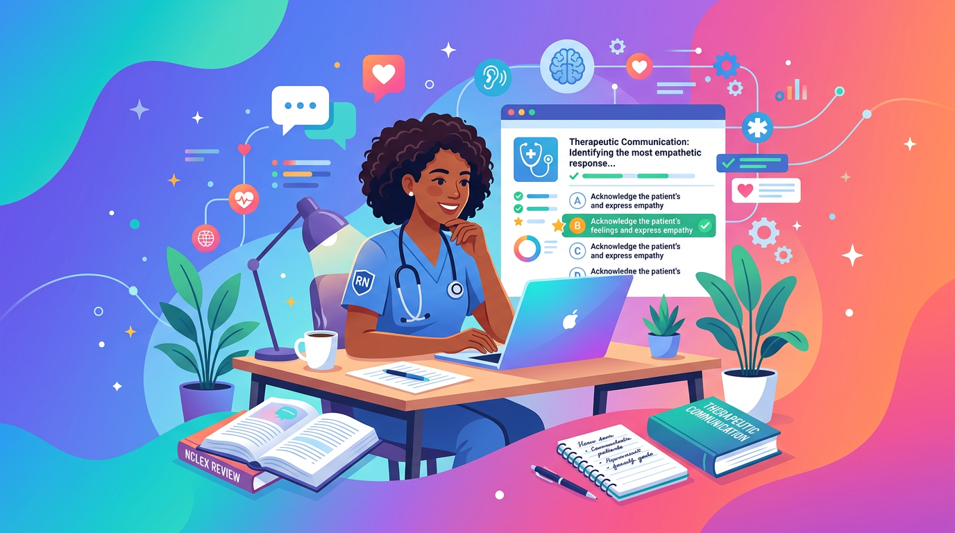 Medium NCLEX Therapeutic Communication Practice Questions