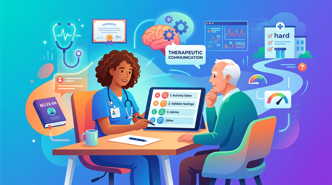 Hard NCLEX Therapeutic Communication Practice Questions