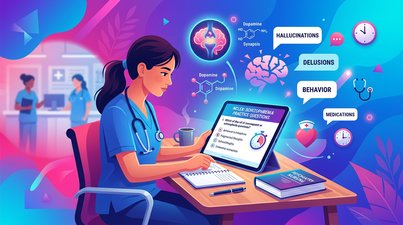 Hard NCLEX Schizophrenia Practice Questions