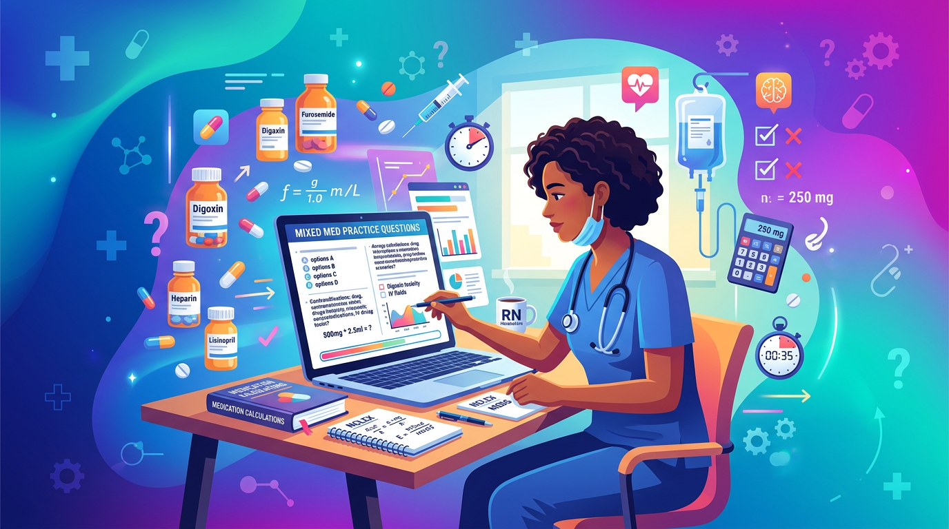 Hard NCLEX Mixed Medication Practice Questions