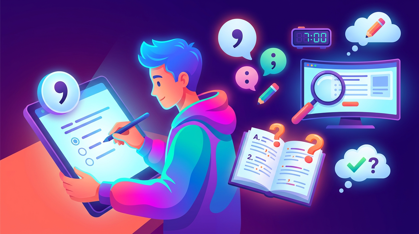 ACT Comma Practice Questions with Answers