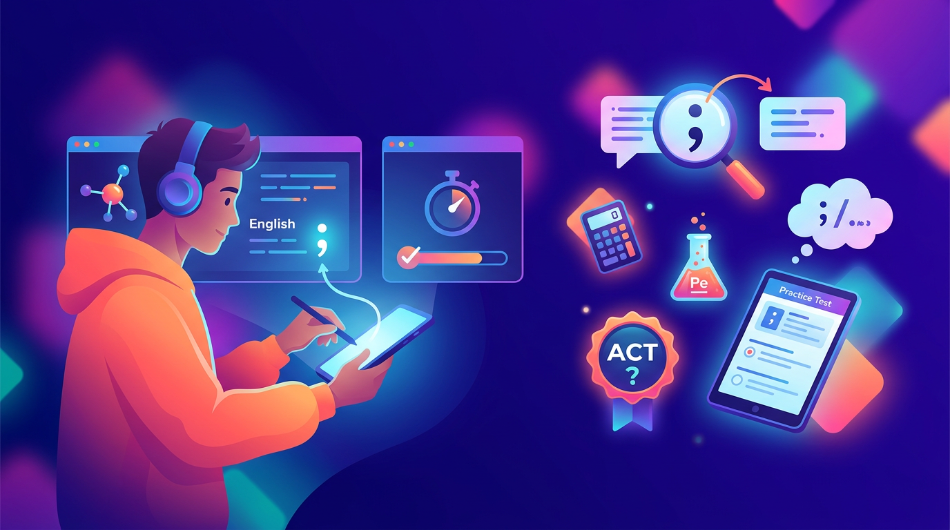ACT Semicolon Practice Questions with Answers