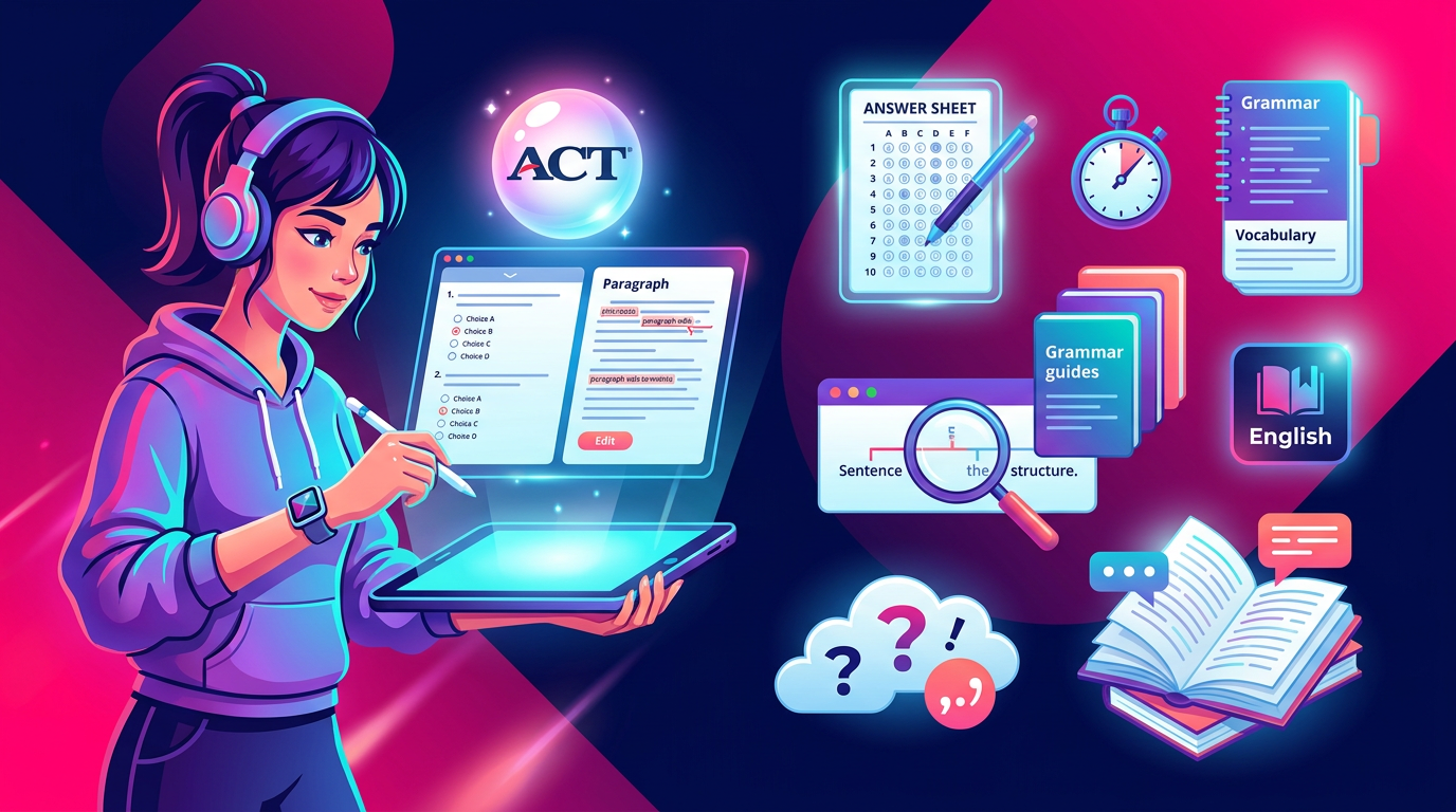 ACT Mixed English Practice Questions with Answers