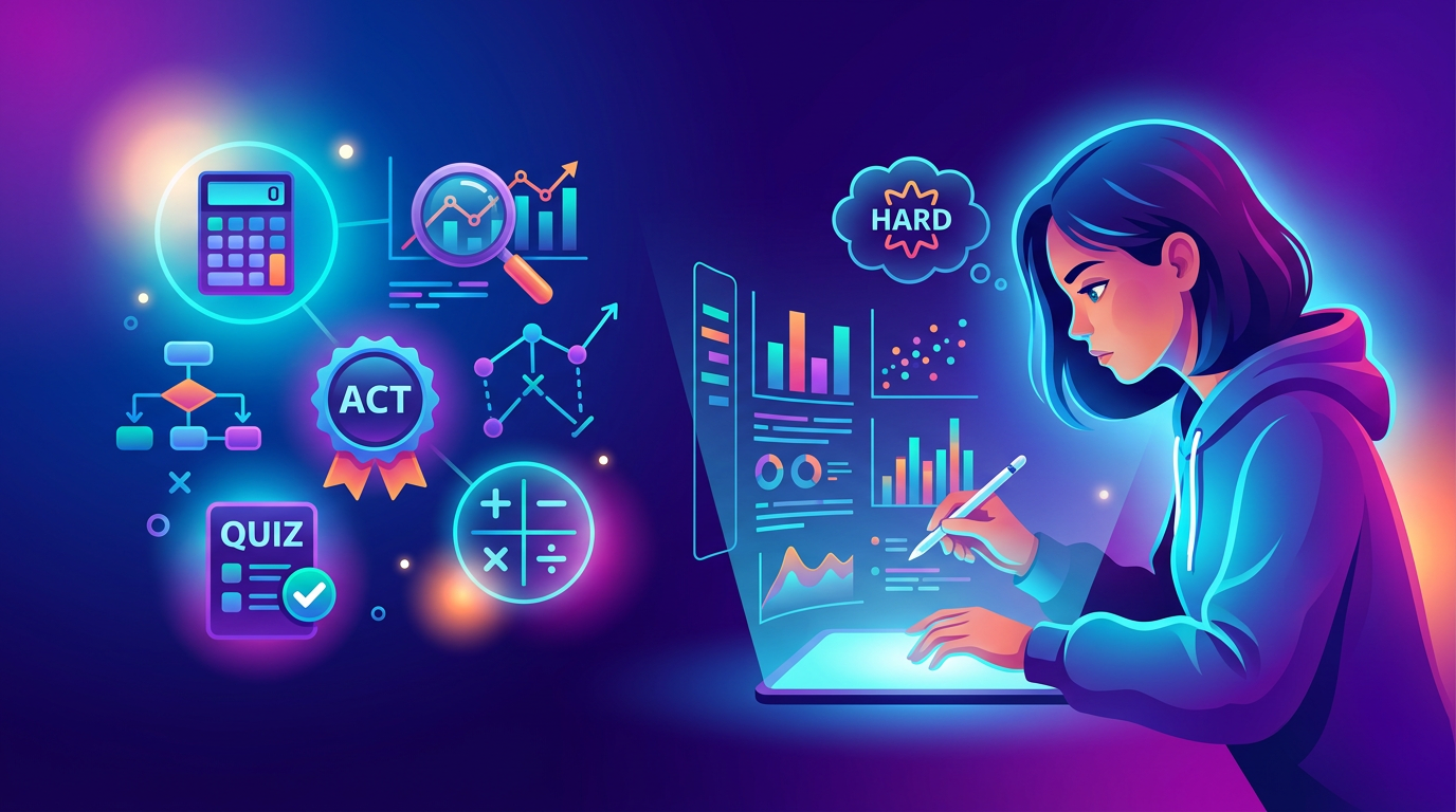Hard ACT Data Analysis Practice Questions