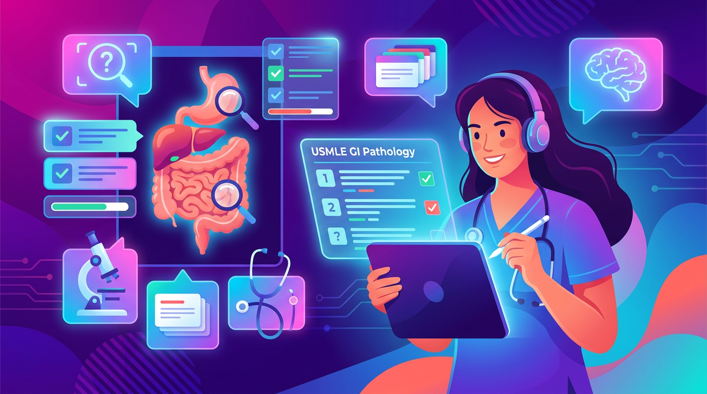Easy USMLE GI Pathology Practice Questions