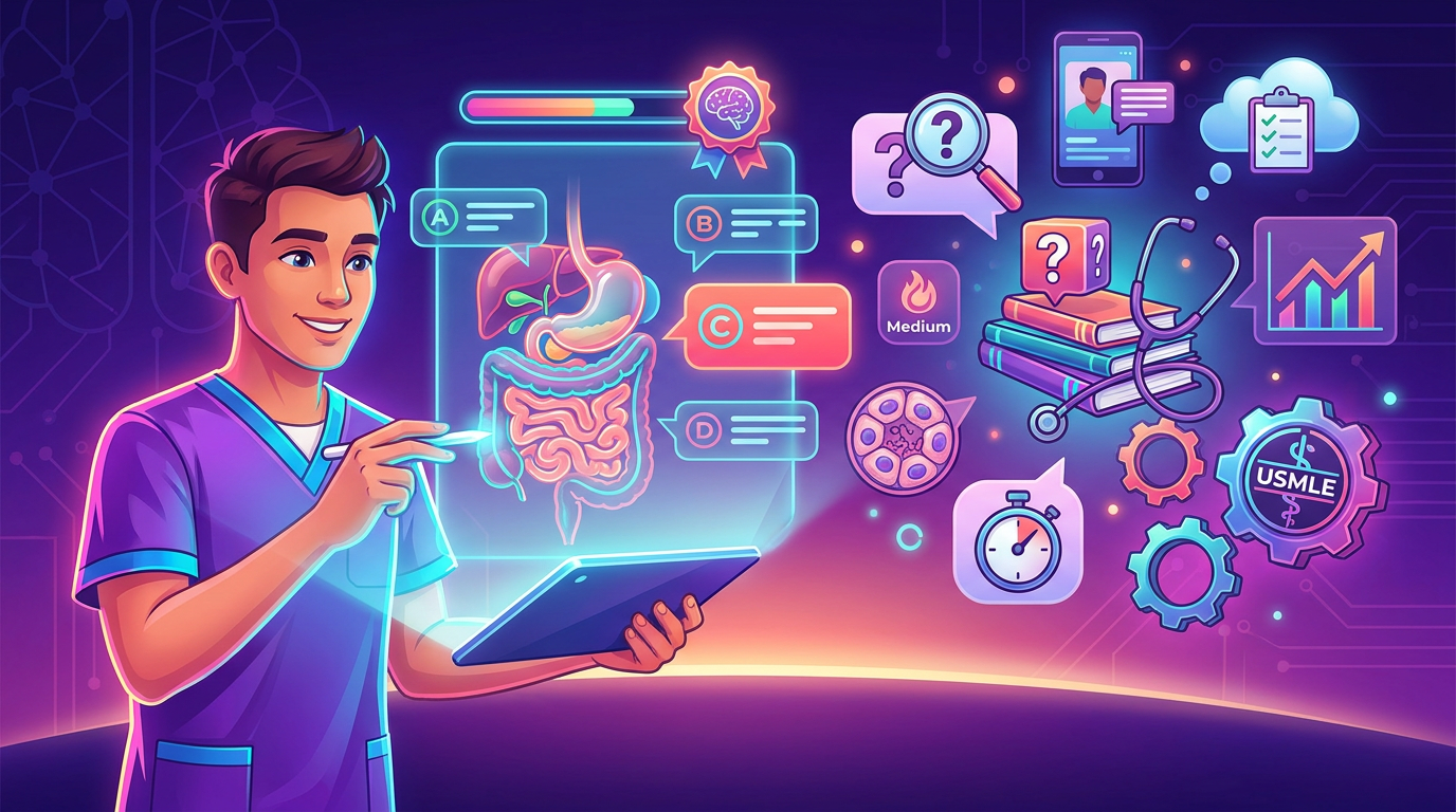 Medium USMLE Gastrointestinal Anatomy Practice Questions