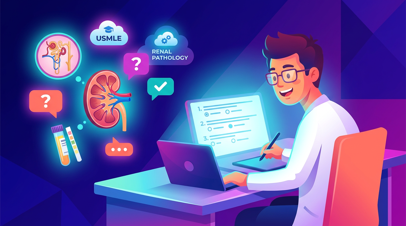 Medium USMLE Renal Pathology Practice Questions