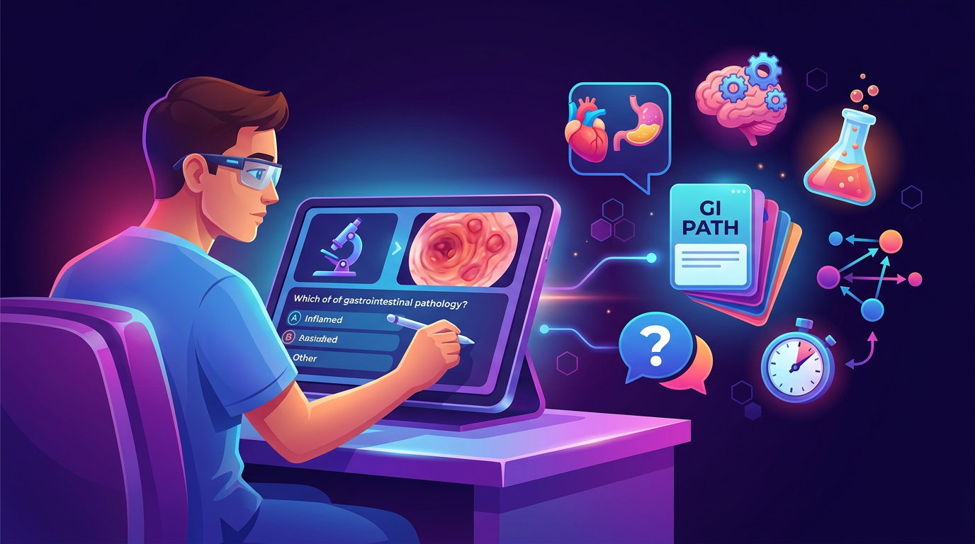Hard USMLE GI Pathology Practice Questions