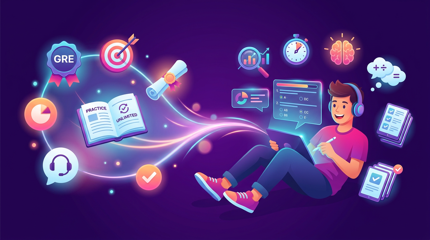 Easy Unlimited GRE Practice Questions Practice Questions