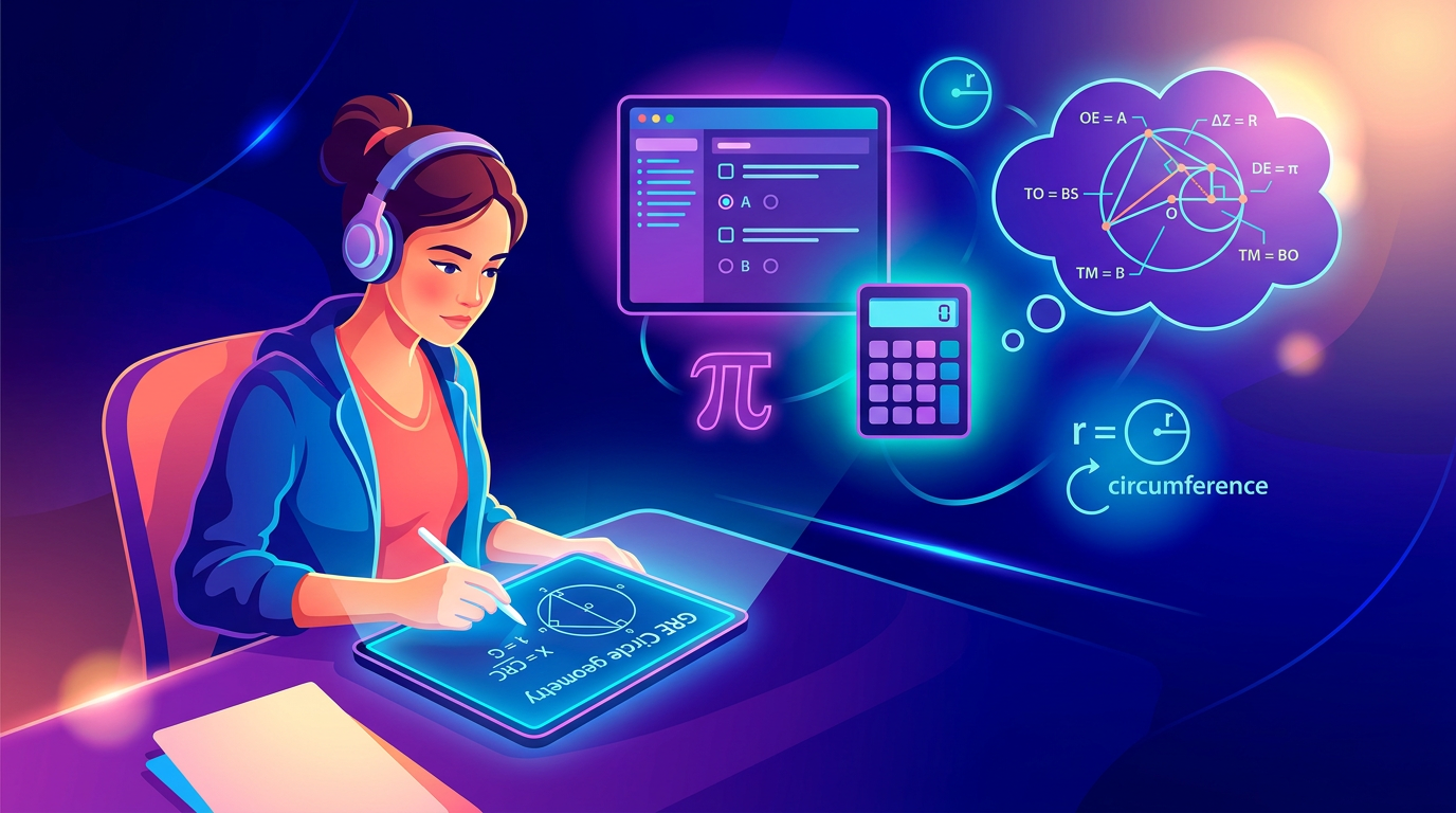 Hard GRE Circle Questions Practice Questions
