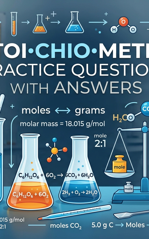 Stoichiometry Practice Questions with Answers