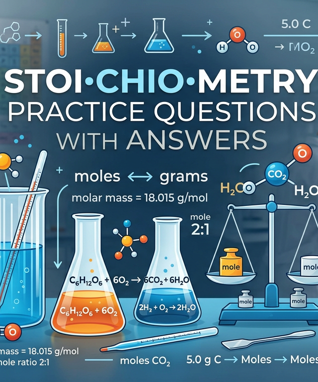 Stoichiometry Practice Questions with Answers